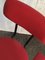 Chaises de Bureau Rouges et Noires, 1960s, Set de 2 7