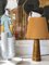 Lámpara Chamotte vintage en color mostaza de Gunnar Nylund para Rörstrand, Imagen 2
