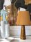 Vintage Mustard Chamotte Lamp by Gunnar Nylund for Rörstrand 2