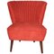 Chaise Cocktail Rouge, 1960s 1