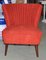 Red Cocktail Chair, 1960s 5