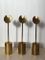 Brass Iniara Candleholders by Pierre Forsell for Skultuna, 1960s, Set of 3 1