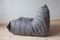 Grey Microfiber Togo Lounge Chair by Michel Ducaroy for Ligne Roset 3