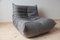 Sillón Togo de microfibra en gris de Michel Ducaroy para Ligne Roset, Imagen 2