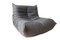 Fauteuil Togo en Microfibre Grise par Michel Ducaroy pour Ligne Roset 1