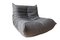 Grey Microfiber Togo Lounge Chair by Michel Ducaroy for Ligne Roset, Image 1