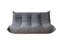 Grey Microfiber Togo 3-Seat Sofa by Michel Ducaroy for Ligne Roset, Image 1