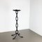 Large Vintage Brutalist Metal Candleholder, 1960s 2