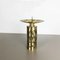 Large Vintage Brutalist Brass Candleholder, 1970s 1