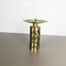 Large Vintage Brutalist Brass Candleholder, 1970s 13