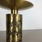 Large Vintage Brutalist Brass Candleholder, 1970s 10