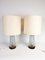 Mid-Century Teak & Glass Table Lamps from Orrefors, 1960s, Set of 2, Image 1
