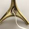 Hollywood Regency Style Brass Tripod Table Light, 1960s 10