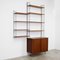 Vintage Teak Veneered Modular Shelving System by Katja & Nisse Strinning for String, 1960s 4