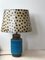 Turqoise Ceramic Table Lamp from Bitossi, 1960s, Image 1