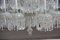 Large Crystal 12-Light Chandeliers, 1950s, Set of 2 2