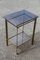 Small Brass & Glass 2-Tier Side Table, 1970s 5
