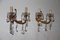 Mid-Century Italian Bronze & Crystal Sconces, 1950s, Set of 2, Image 3