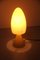 Kleine gelbe Tischlampe aus Muranoglas von Barovier & Toso, 1990er 5