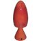 Kleine rote Tischlampe aus Muranoglas von Barovier & Toso, 1990er 1