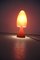 Lámpara de mesa pequeña de cristal de Murano rojo de Barovier & Toso, años 90, Imagen 2