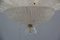 Lámpara de araña italiana de cristal de Murano, años 70, Imagen 9