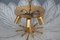 Lámpara de araña italiana de cristal de Murano, años 70, Imagen 10