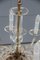 Lámpara de araña italiana de cristal de Murano, años 50, Imagen 8