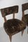 Italian Wood & Chenille Club Chairs, 1950s, Set of 2 8