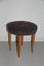 Round Vintage Italian Stool, 1950s 1