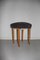 Runder italienischer Vintage Hocker, 1950er 4