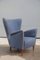 Mid-Century Italian Armchair with Geometric Design 10