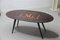 Table Basse Ovale Mid-Century, Italie 6