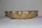 Large Embossed Brass Shell Bowl, 1950s 6