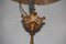 Lámpara de araña de porcelana y oro de 24 quilates, años 70, Imagen 18