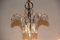 Vintage Italian Crystal & Brass Sculptural Chandelier by Gaetano Sciolari, 1970s 4