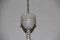 Lámpara de araña de cristal de Murano Reticello, años 40, Imagen 10