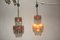 Curved Glass Chandeliers, 1970s, Set of 2, Image 2