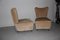 Vintage Velvet & Brass Lounge Chairs, Set of 2 4