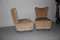 Vintage Velvet & Brass Lounge Chairs, Set of 2, Image 4