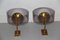 Vintage Acrylic Glass, Brass & Glass Sconces from Stilux, Set of 2 2