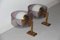 Vintage Acrylic Glass, Brass & Glass Sconces from Stilux, Set of 2 4