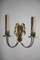 Mid-Century Brass Sculptural Wall Sconces, Set of 2 7