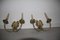 Mid-Century Brass Sculptural Wall Sconces, Set of 2, Image 4