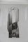Große spiralförmige Wandlampen aus Edelstahl, 1970er, 2er Set 3