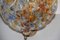 Applique da parete in vetro e ottone di Murano, anni '50, Immagine 3