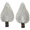 Murano Glass & Brass Wall Lights from Barovier & Toso, 1940s, Set of 2, Image 1