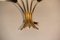 Large Italian Sconce in Brass & Glass, 1950s, Image 2