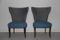 High Back Chairs, 1950s, Set of 2 3