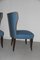 High Back Chairs, 1950s, Set of 2 4